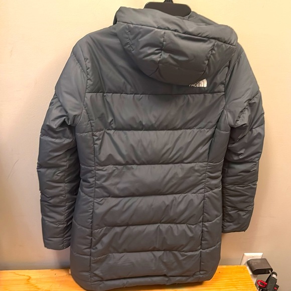 The North Face Gotham Parka Down Long Puffer Jacket Vanadis (Dark) Gray sz S - Picture 5 of 12